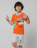 Little M Top-Bottom Shark T-Shirt Set