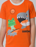 Little M Top-Bottom Shark T-Shirt Set