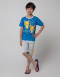 Little M Tiger Print Set Pakaian Anak Laki-laki