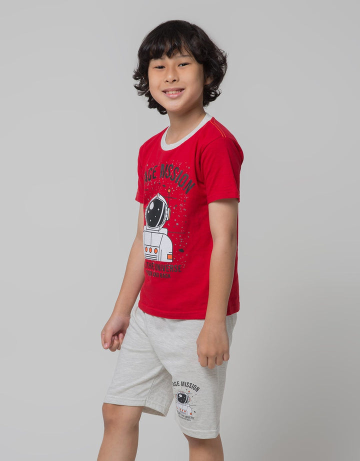 Little M Top-Bottom Space Mission T-Shirt Set