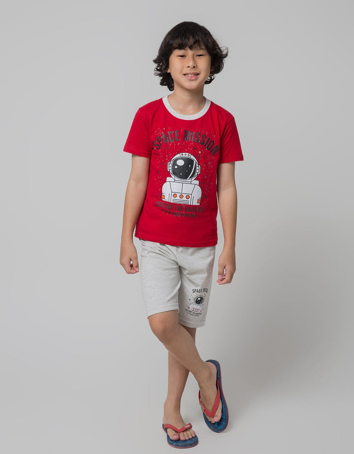 Little M Top-Bottom Space Mission T-Shirt Set