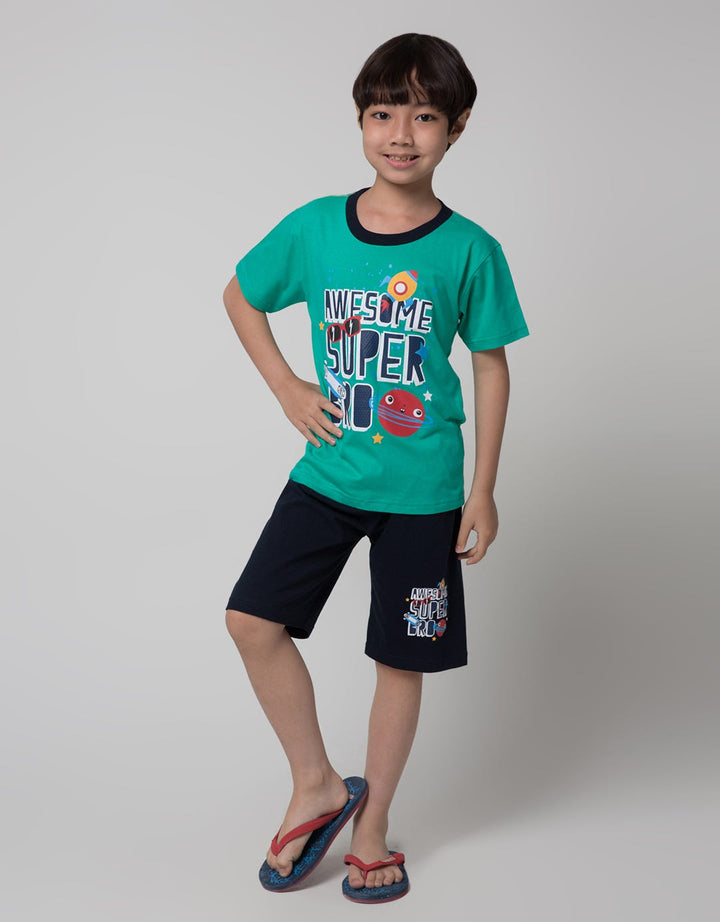 Little M Awesome Bro Set Pakaian Anak Laki-laki