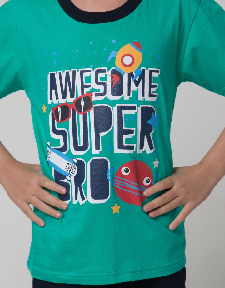 Little M Awesome Bro Set Pakaian Anak Laki-laki