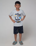 Little M Awe Shark Set Pakaian Anak Laki-laki