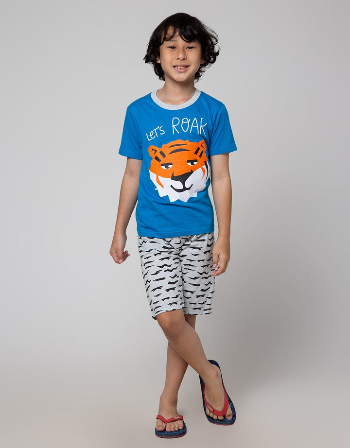 Little M Roar Print Boys Clothing Set