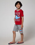 Little M Stegosaurus Set Pakaian Anak Laki-Laki
