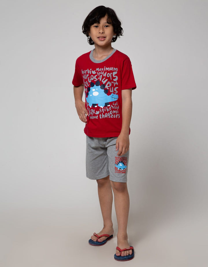 Little M Stegosaurus Set Pakaian Anak Laki-Laki
