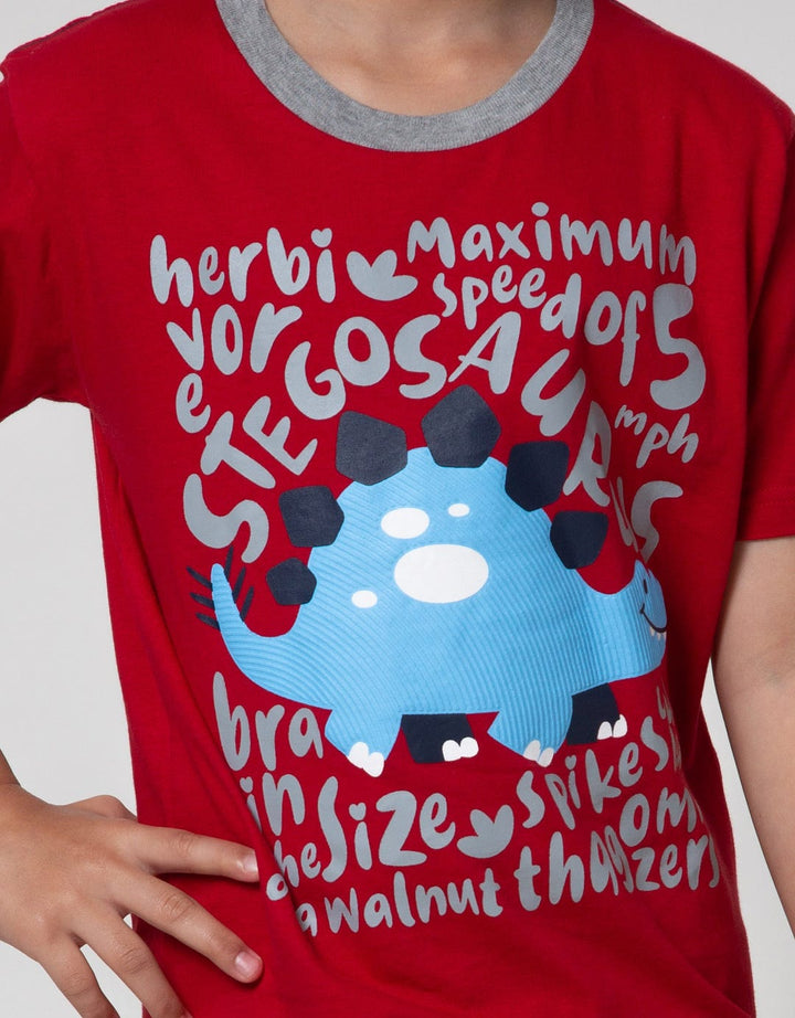 Little M Stegosaurus Set Pakaian Anak Laki-Laki