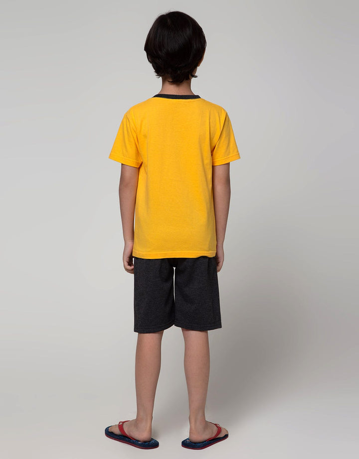 Little M Top-Bottom Set T-Shirt Print Boba