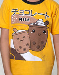 Little M Top-Bottom Set T-Shirt Print Boba