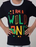 Little M Top-Bottom Set T-Shirt I Am Wild One