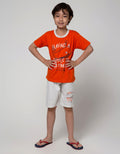 Little M Top-Bottom Set T-Shirt Print Having A Whale Of Time