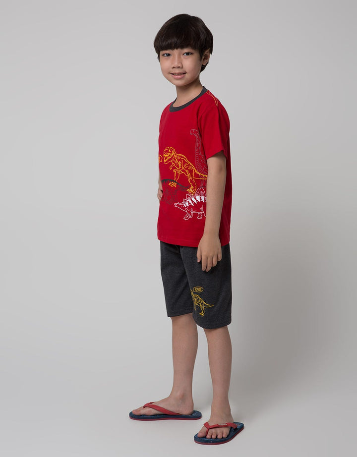 Little M Top-Bottom Set T-Shirt Dino