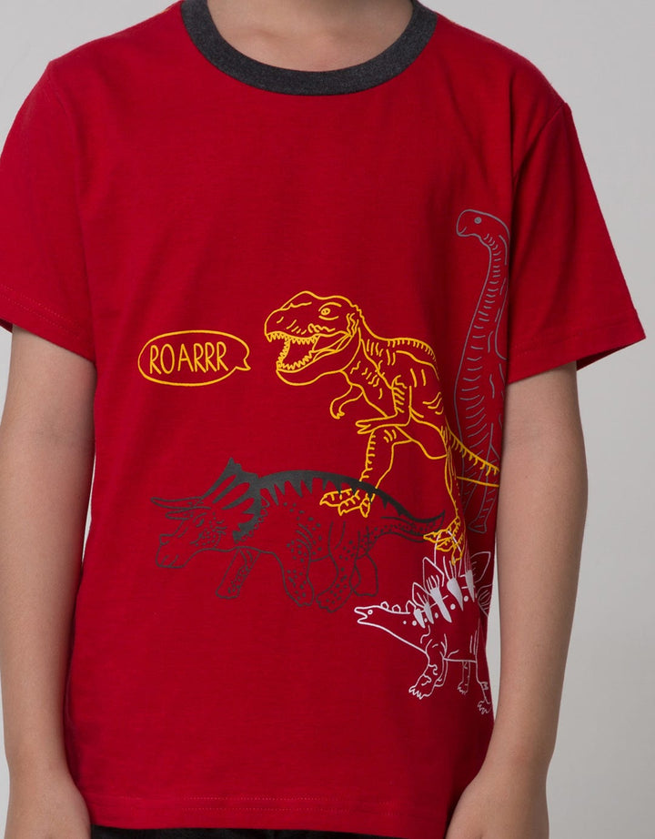 Little M Top-Bottom Set T-Shirt Dino