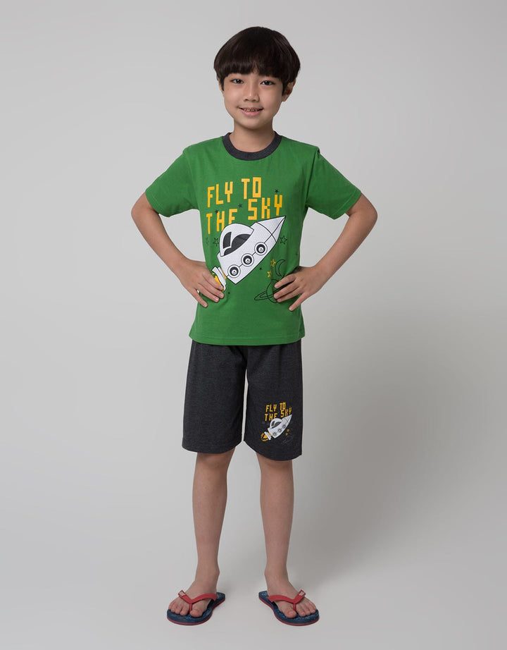 Little M Top-Bottom Set T-Shirt Fly To The Sky