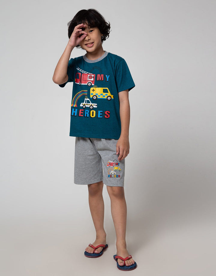 Little M My Heroes Set Pakaian Anak Laki-Laki