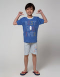 Little M Top-Bottom Set T-Shirt Print Best Kid Ever