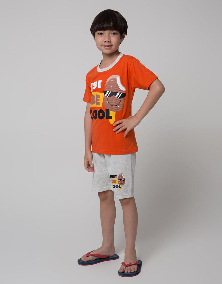 Little M Top-Bottom Set T-Shirt Just Be Cool