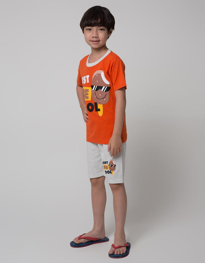 Little M Top-Bottom Set T-Shirt Just Be Cool