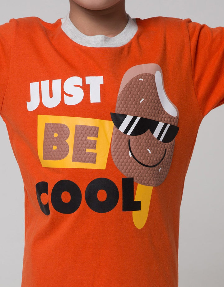 Little M Top-Bottom Set T-Shirt Just Be Cool