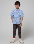 Little M Long Pants Reguler Cut N Sewn Lutut Rib Sparuh
