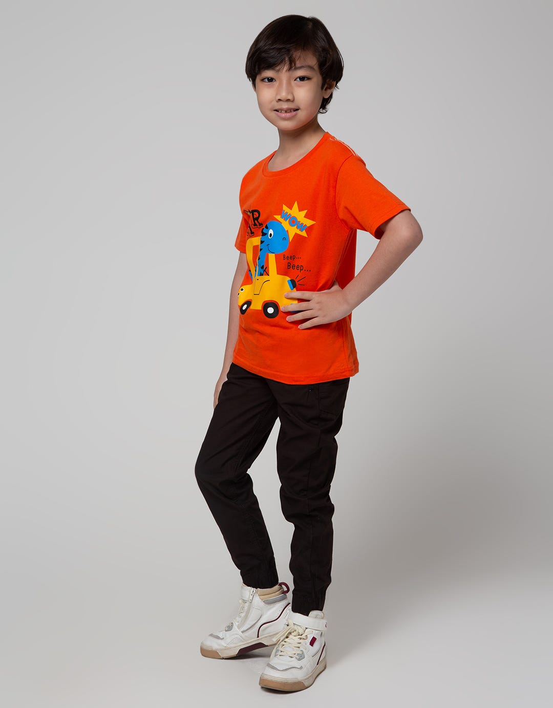 Little M Pants Woven Karet Bahan Ribstop Ziper Kantong