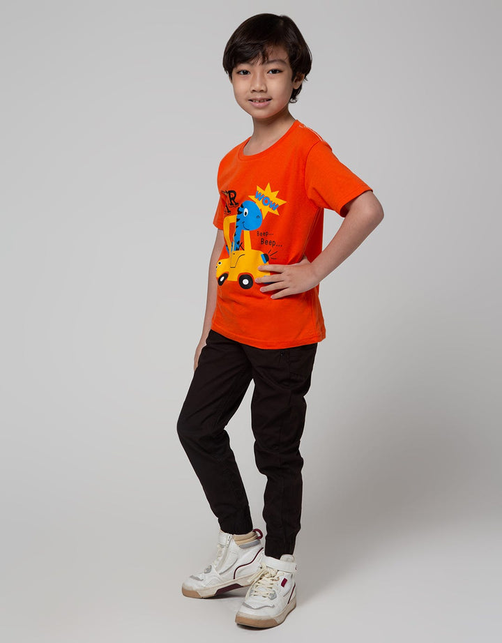 Little M Pants Woven Karet Bahan Ribstop Ziper Kantong
