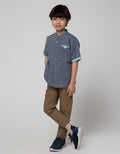 Little M Pants Woven Rib Ribstop