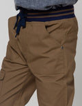 Little M Pants Woven Rib Ribstop