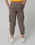 Little M Pants Woven Jogger Rib Cargo Washing