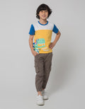Little M Pants Woven Jogger Rib Cargo Washing