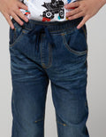 Little M Crincle Denim Anak Laki-laki