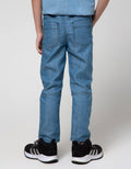 Little M Long Denim Reguler Rib Destroyed