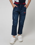 Little M Destroyed Denim Anak Laki-laki