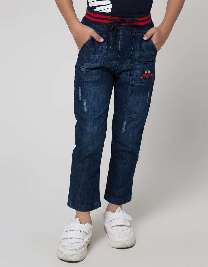 Little M Destroyed Denim Anak Laki-laki