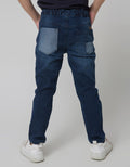 Little M Kombi Stretch Celana Denim Anak Laki-laki