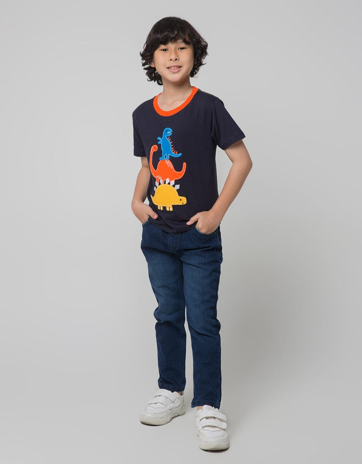 Little M Kombi Stretch Celana Denim Anak Laki-laki