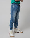 Little M Jogger Denim Celana Anak Laki-laki