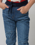 Little M Denim Destroyed Boys Pants