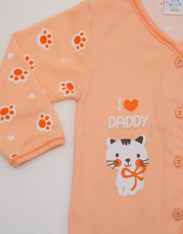 Pipiniko Cute Cat Kaos Panjang Anak Bayi