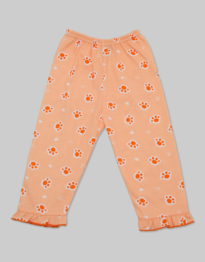 Pipiniko Cute Cat Print Baby Kids Long Pants