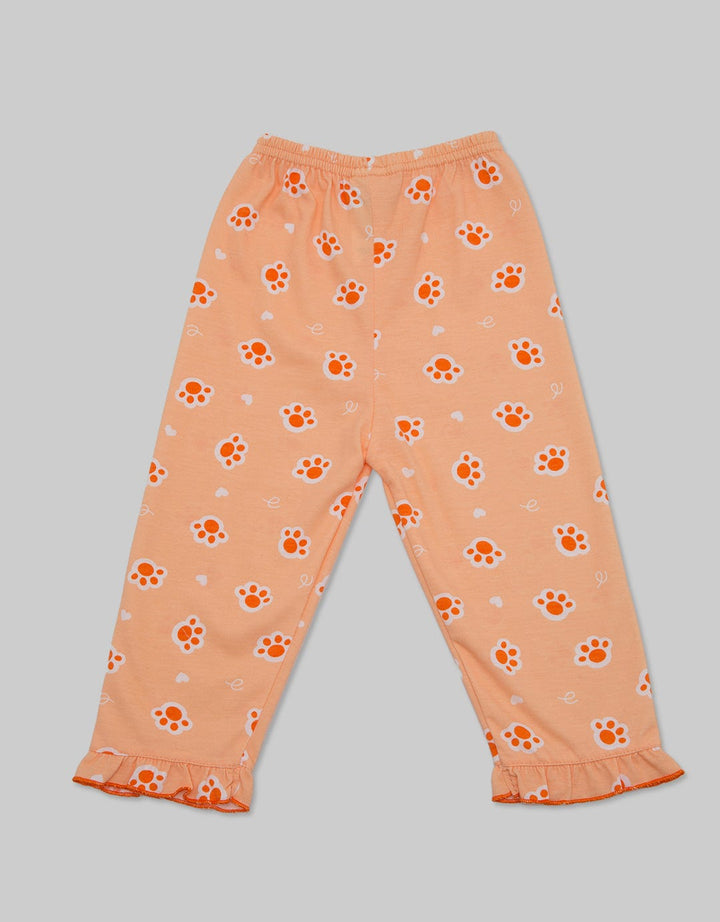 Pipiniko Cute Cat Print Baby Kids Long Pants