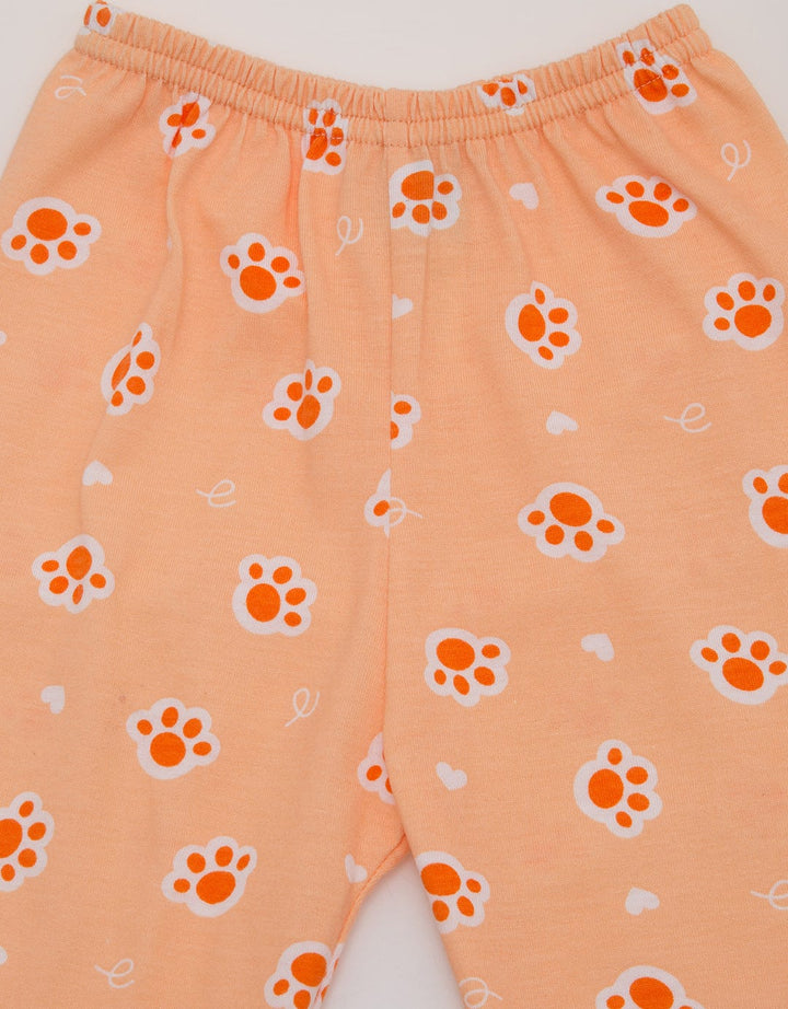 Pipiniko Cute Cat Print Baby Kids Long Pants
