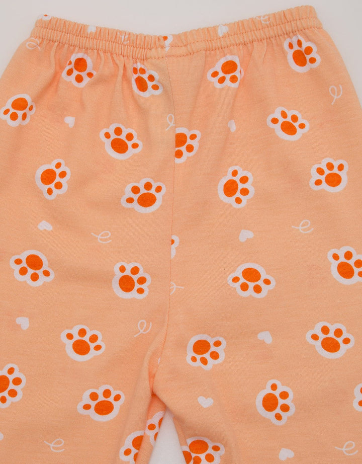 Pipiniko Cute Cat Print Baby Kids Long Pants