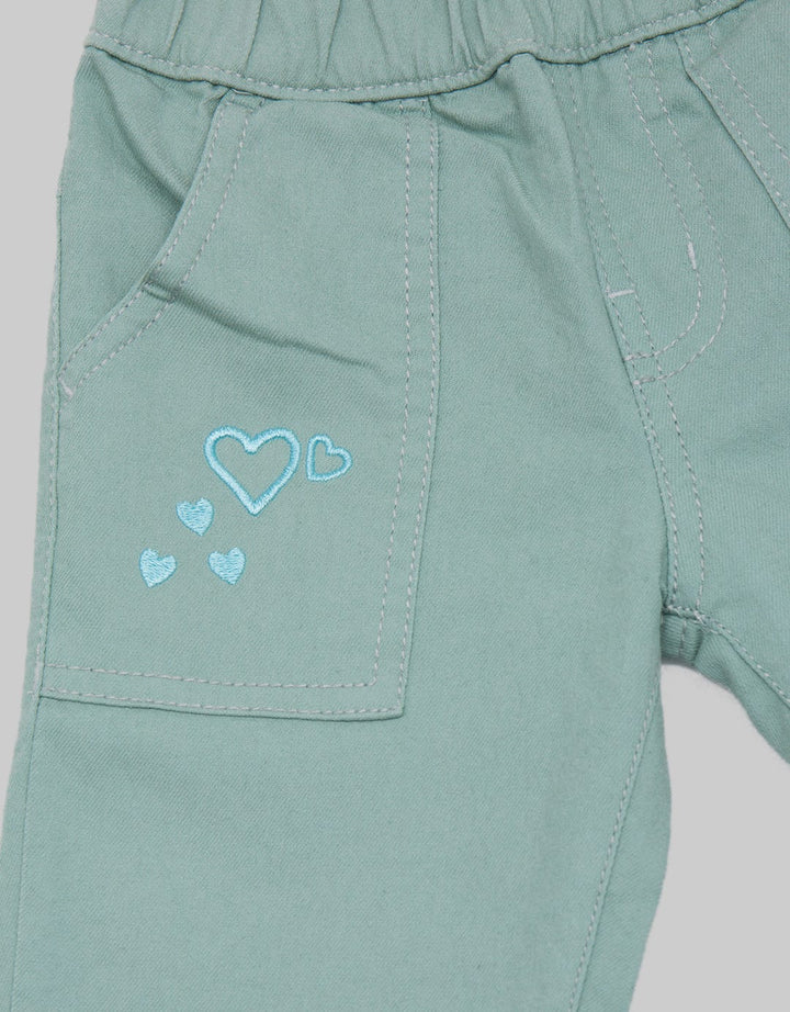 Pipiniko Long Pants Heart Embro Pocket