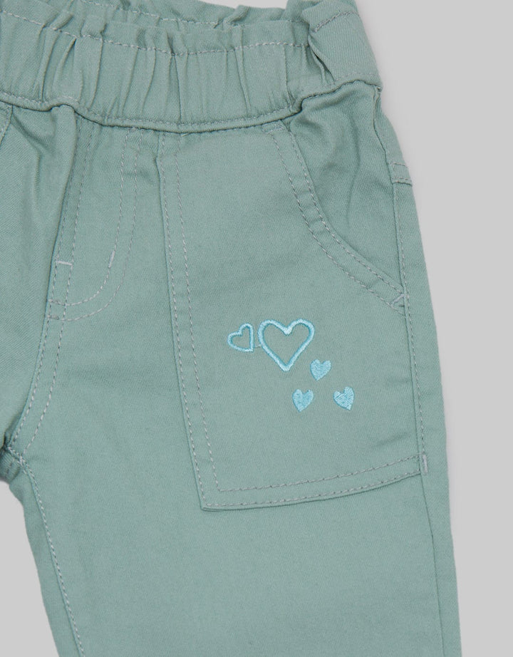 Pipiniko Long Pants Heart Embro Pocket