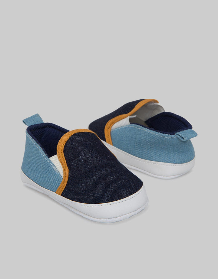 Pipiniko Chambray Sepatyu Slip On Anak Bayi
