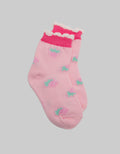 Pipiniko Apple Print Kaus Kaki Anak Perempuan