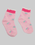 Pipiniko Apple Print Kaus Kaki Anak Perempuan