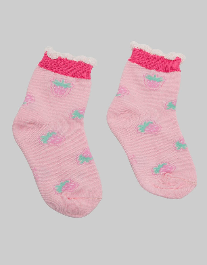 Pipiniko Apple Print Kaus Kaki Anak Perempuan